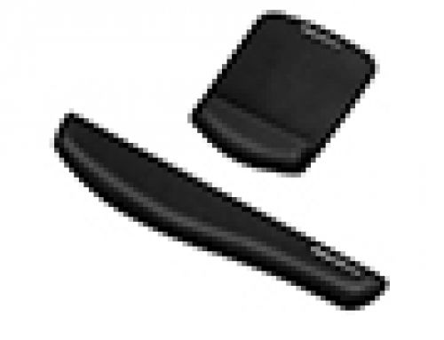 Apoio de pulsos fellowes para teclado plush touch foam preto , Fellowes , 62772 , 0043859718924